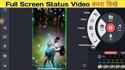 Full Screen Whatsapp Status Video Kaise Banaye in Kinemaster tutorial Editing Step by Step/Love png