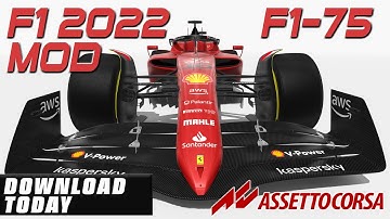 Sim Dream Development Assetto Corsa F1 2022 Mod F1-75 Released