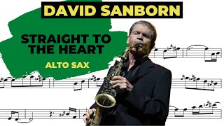 Miniatura de "DAVID SANBORN [straight to the heart] ALTO SAX TRANSCRIPTION"