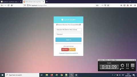 Sistem Informasi Nilai Siswa Berbasis web PHP Mysql (Source code)