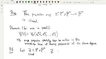 Projective Varieties, video 5