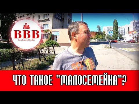 ЧТО ТАКОЕ МАЛОСЕМЕЙКА?