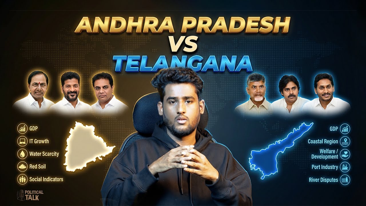 🔥ANDHRA   Vs ⚡️TELANGANA | EXPLAINED | MUST WATCH.