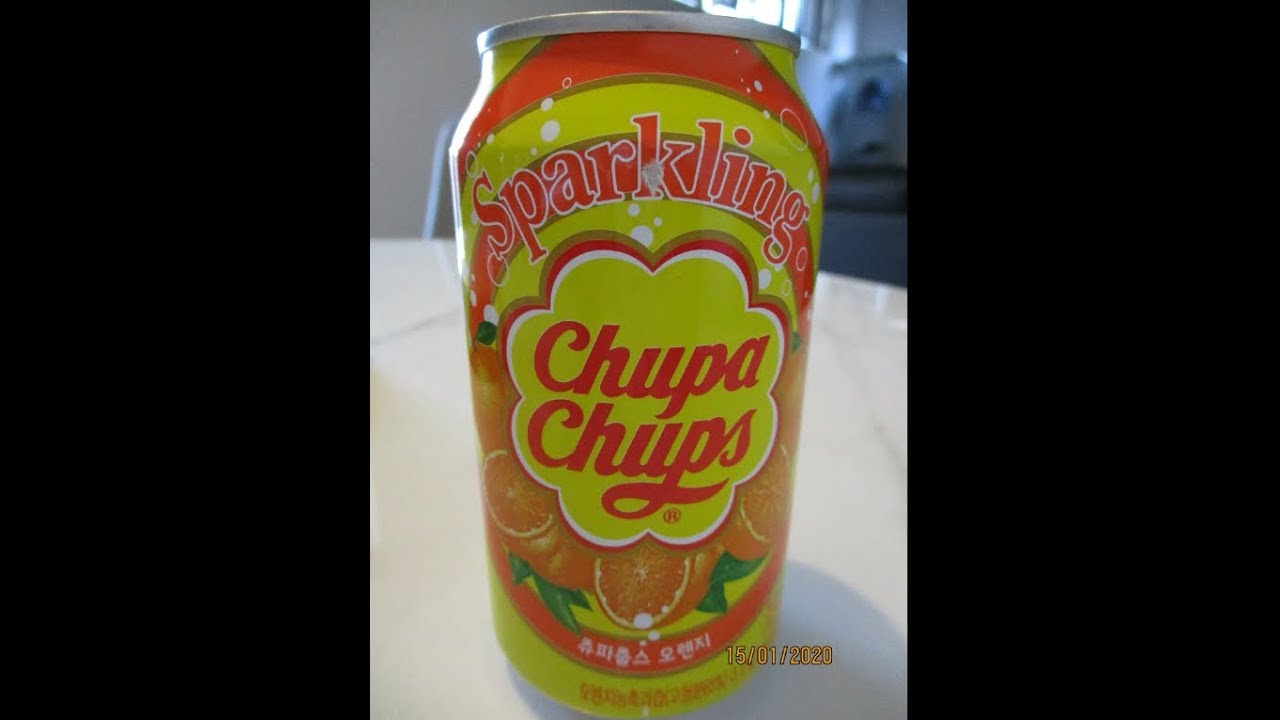 Chupa Chups Orange Drink Taste Test - YouTube