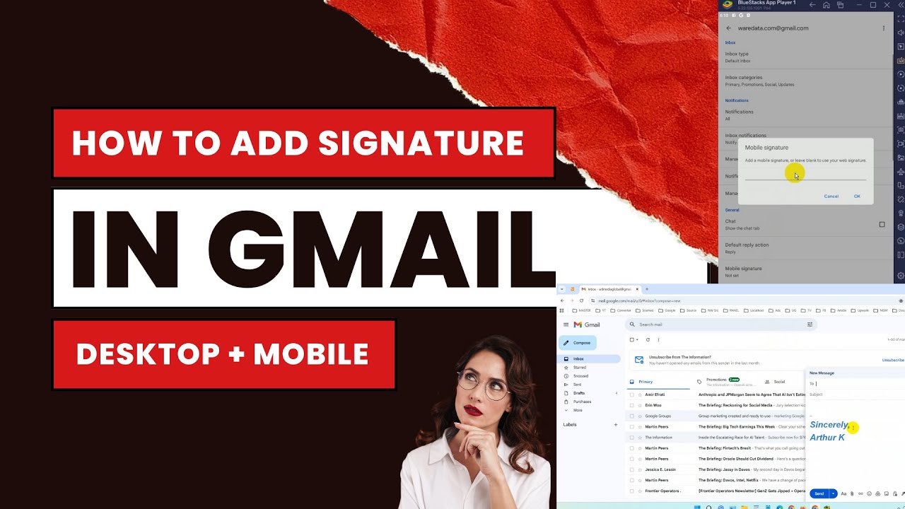 How to Add Signature in Gmail Desktop and Mobile