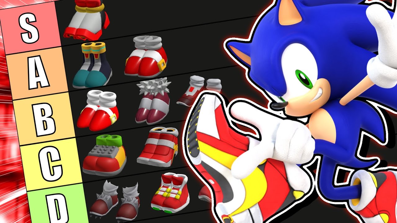 Ranking EVERY Sonic Characters Shoes! - YouTube