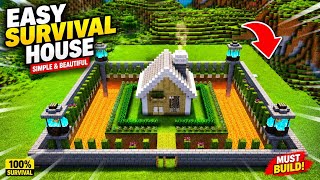 Minecraft: How to Build easy Safe House #subscribe #minecraft @BuildCraft-i  screenshot 4
