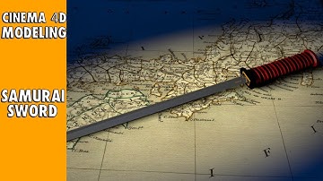 CINEMA 4D MODELING - SAMURAI SWORD