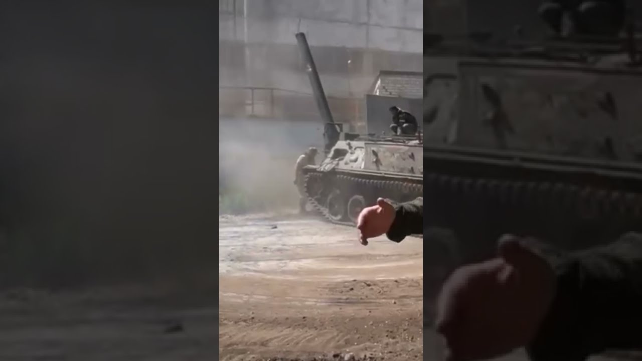 Russian Heavy Mortars 240mm 2S4 Tyulpan