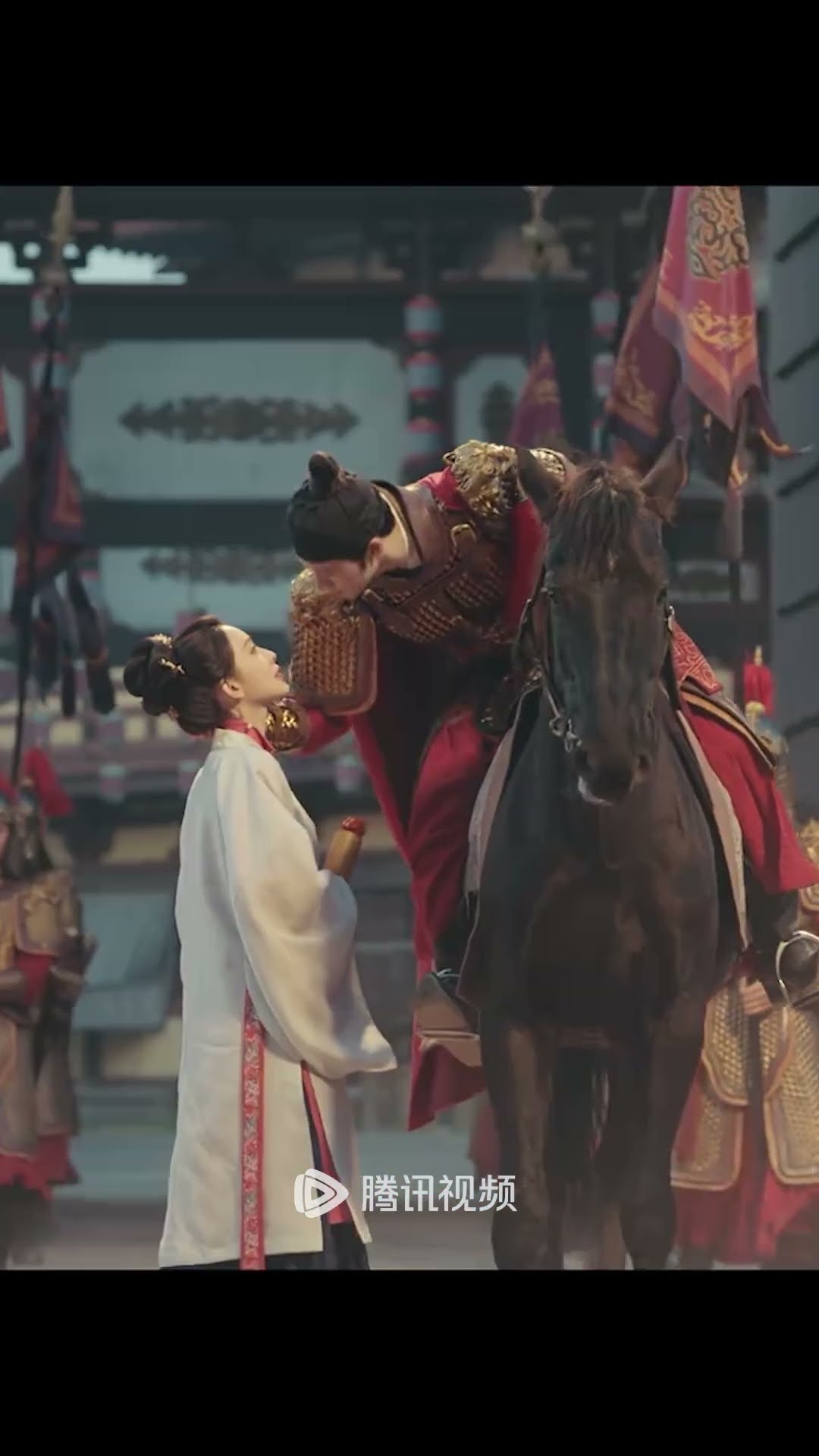 A goodbye kiss on horseback #九重紫 #Blossom #孟子义 #李昀锐 #MengZiyi #LiYunrui