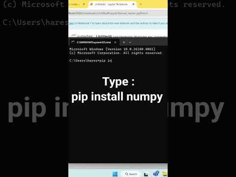 Install NumPy in