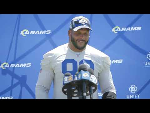 Matthew Stafford, Aaron Donald & Sean McVay Speak To Media After First Closed Training Camp Practice