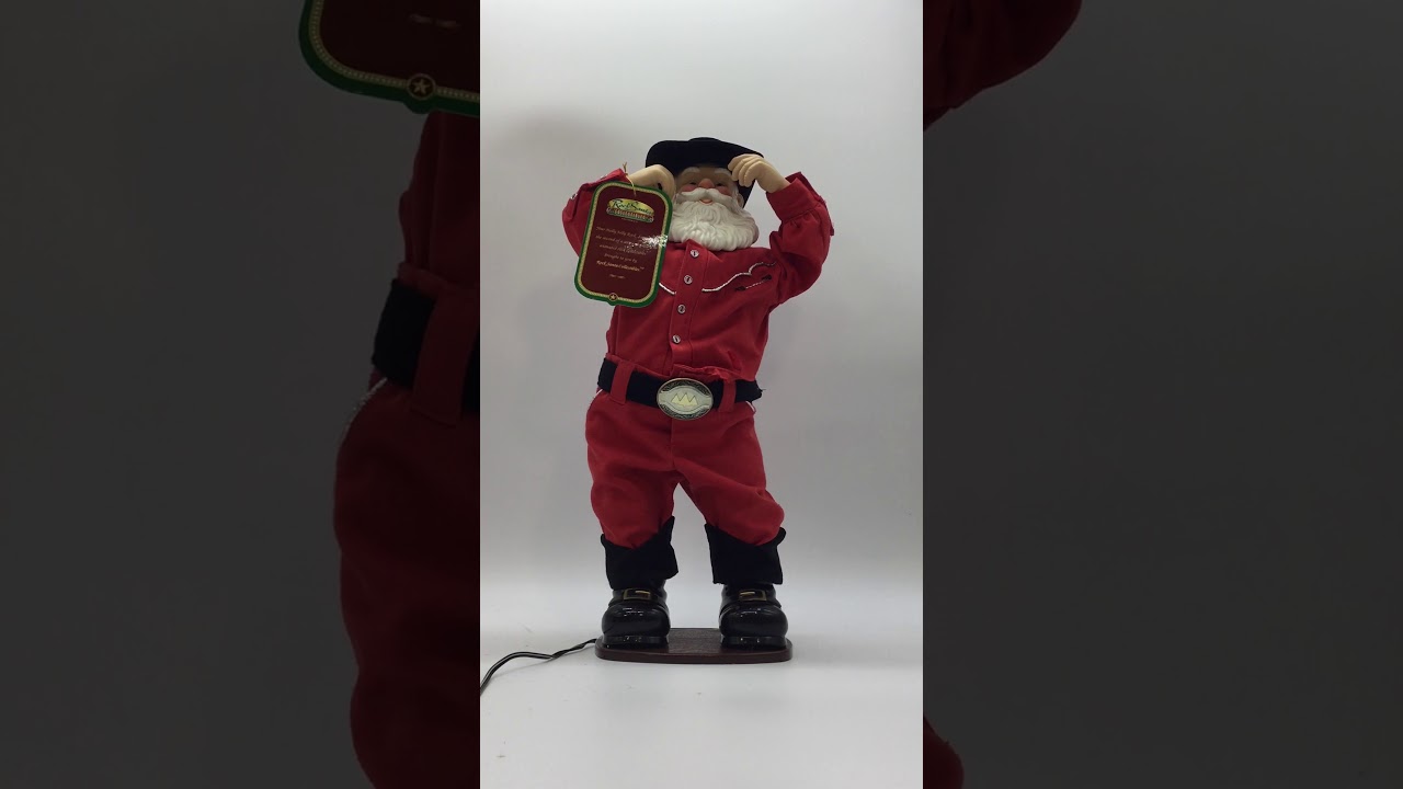 Alan Jackson Santa sings Holly Jolly Santa