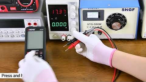 ANENG 618A Digital Multimeter Smart Touch DC Analog True RMS Tester Transistor Capacitor NCV Meter