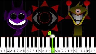 SPRUNKI - PHASE 12 - Piano Tutorial
