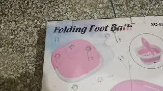 الة العناية بالرجلين Folding Foot Bath Spa pied سبا القدمين