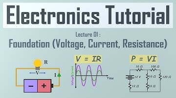 Electronic Foundations : Voltage Current and Resistance