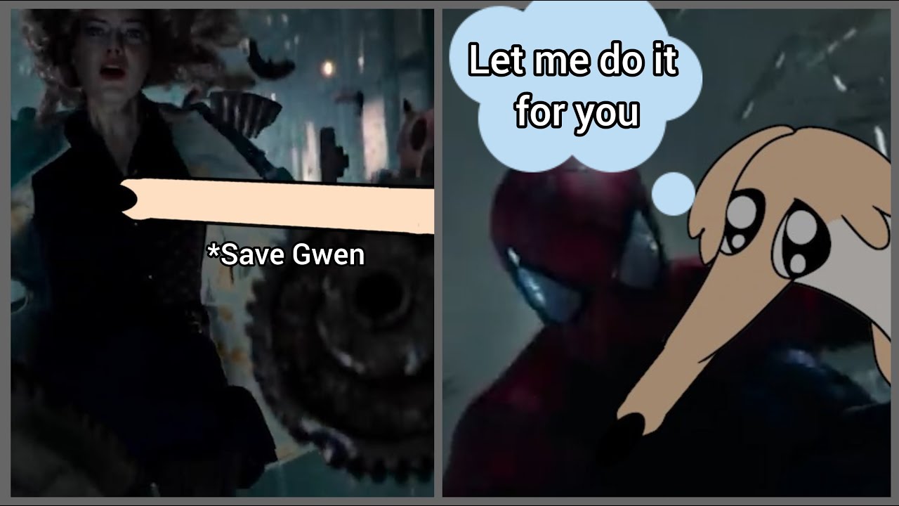 Let me do it for you helps spiderman to save gwen stacy YouTube