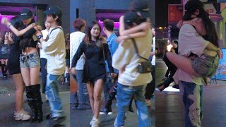 At 4 o'clock in the night, a drunk girl was picked up by a man | 深夜4点，喝醉女孩被男子抱走了 #Chinesegirls