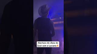 Abertura do show do Zezé di Camargo sem o Luciano #zezedecamargoeluciano #zezedicamargo #musica