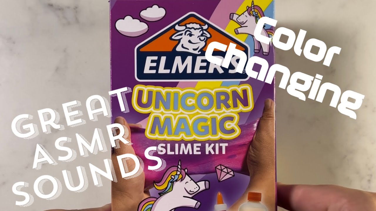 Great sounds ASMR Color change slime! - long video