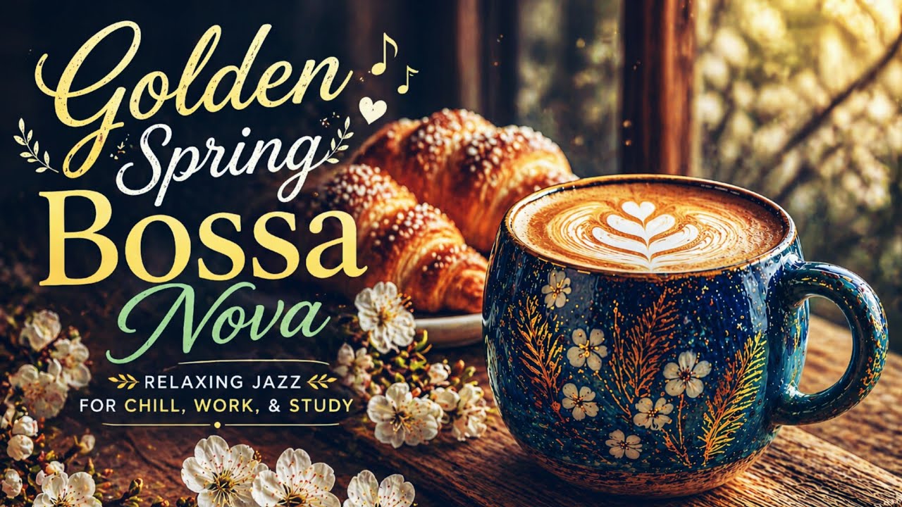 Spring Bossa Nova Jazz ☕ Relaxing Cafe Music for Focus, Study & Chill ...