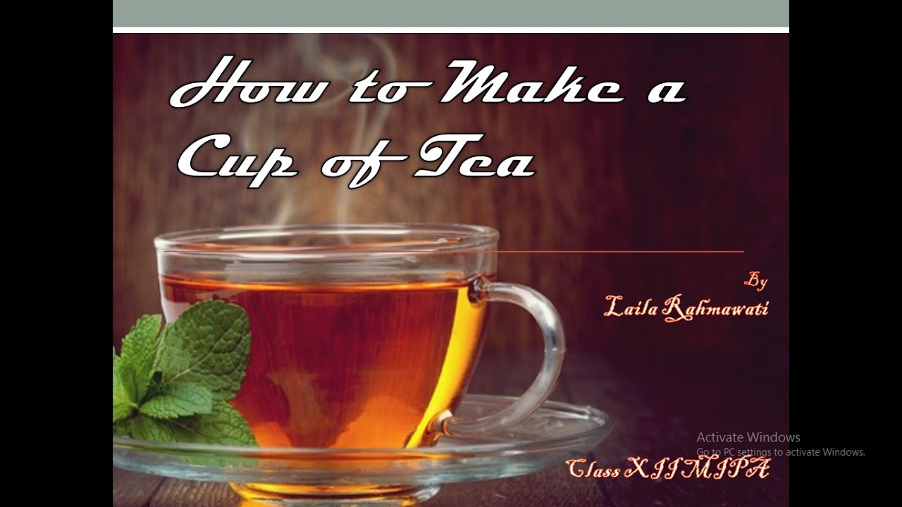 Cara Membuat Teh Manis How To Make A Cup Tea Ujian Praktek Ma Tahun Pelajaran 2018 2019 Youtube