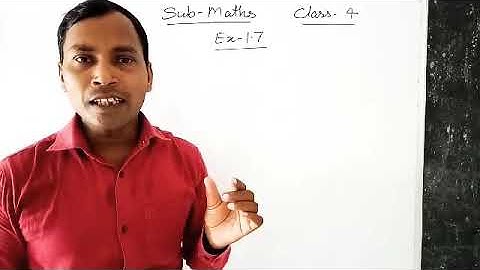 Class 4 / Mathematics / Chapter 1 / Exercise 1.7