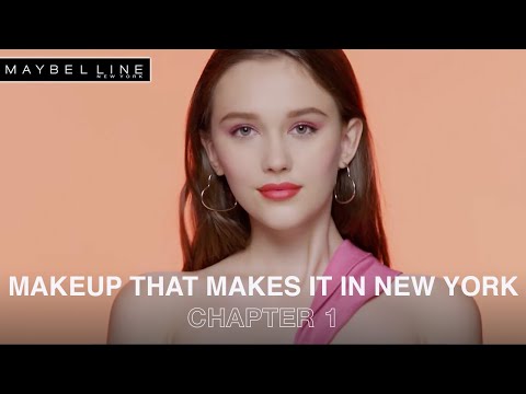 Makeup that makes it in New York_ LOOK 1: maquillaje a todo color