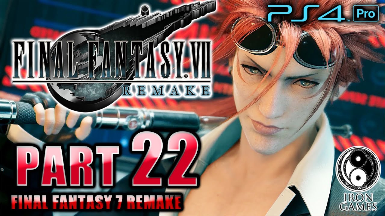 #22【ファイナルファンタジーⅦリメイク/高画質】ボス「レノ＆ルード」戦！崩壊する7番街スラムプレート【FF7R】