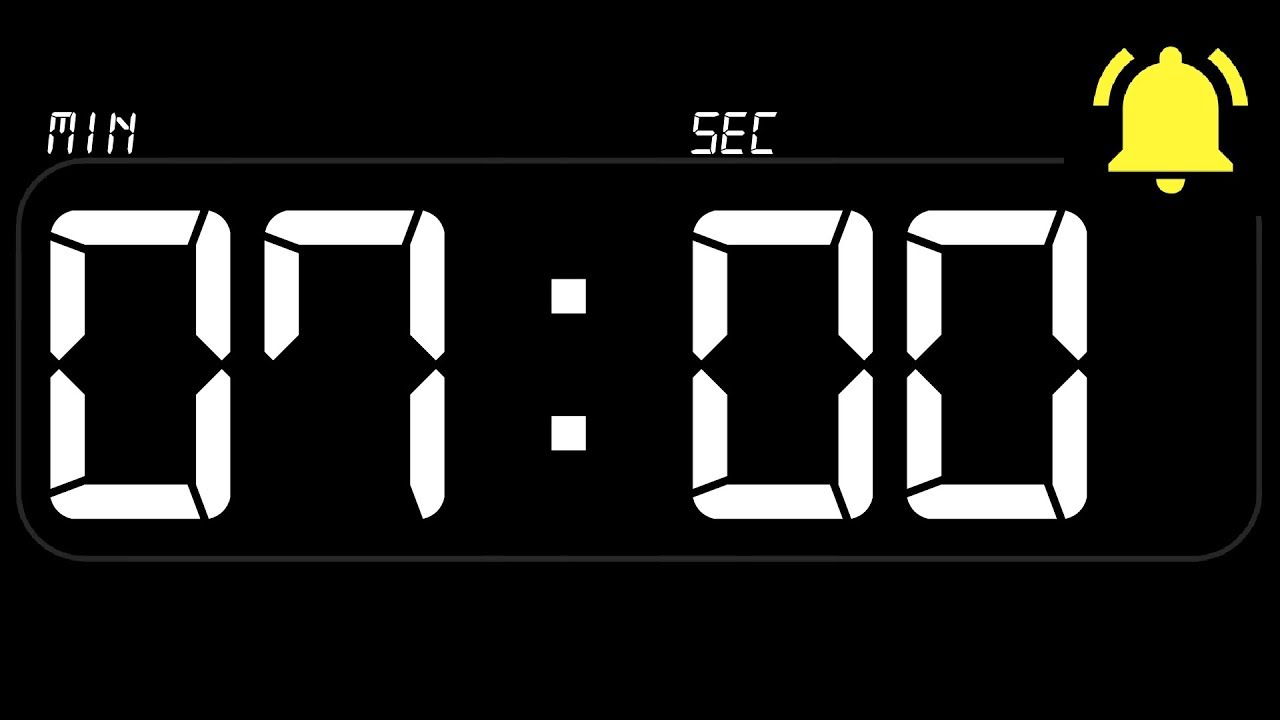 set timer for 8 mins