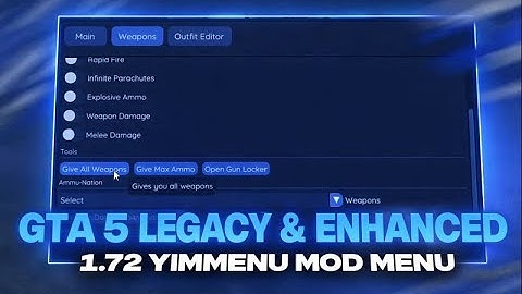 GTA 5 Legacy & Enhanced ⭐ Yim Menu 1.72 FREE Download ⭐