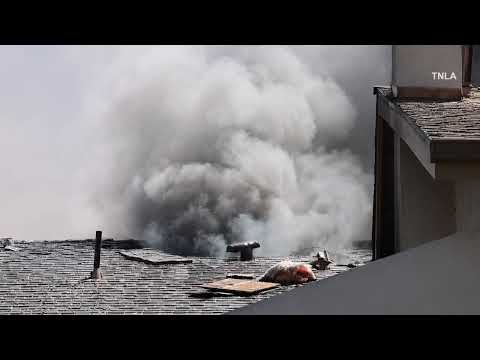 3rd Alarm Apartment Fire in Fullerton
