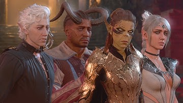 Jaheira Tries To Convince Companions To Fight Dark Urge - All Reactions - Badlur