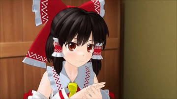 reimu clap fast (Touhou MMD)