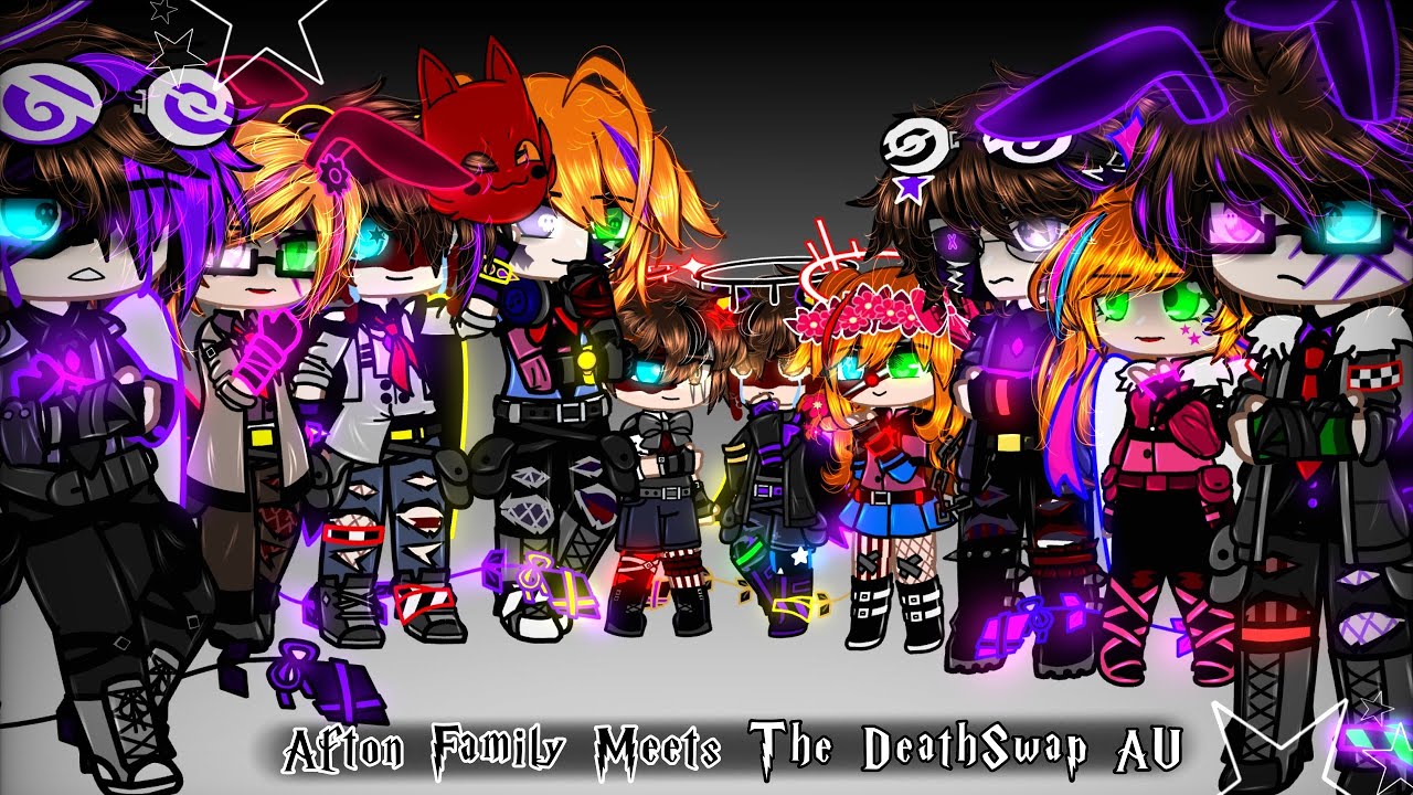Afton Family Meets The DeathSwap AU || Og? || 400k Special || FNaF || Sparkle_Aftøn
