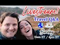 Sunday Livestream    |   Travel Q&A   |   New Years Resolutions For Travel & More!