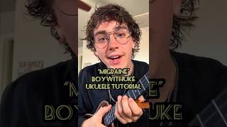 “Migraine” BoyWithUke Ukulele Tutorial #fyp#viral#migraine#boywithuke#ukulele#tutorial#music