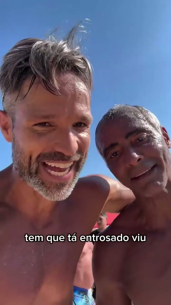 A RIVALIDADE NO FUTEVÔLEI TÁ PEGANDO FOGO!! ???️ Diego e Romário desafiaram Renato e Fred #shorts