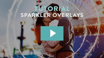 How To Use the Sparkler Overlays in Photoshop