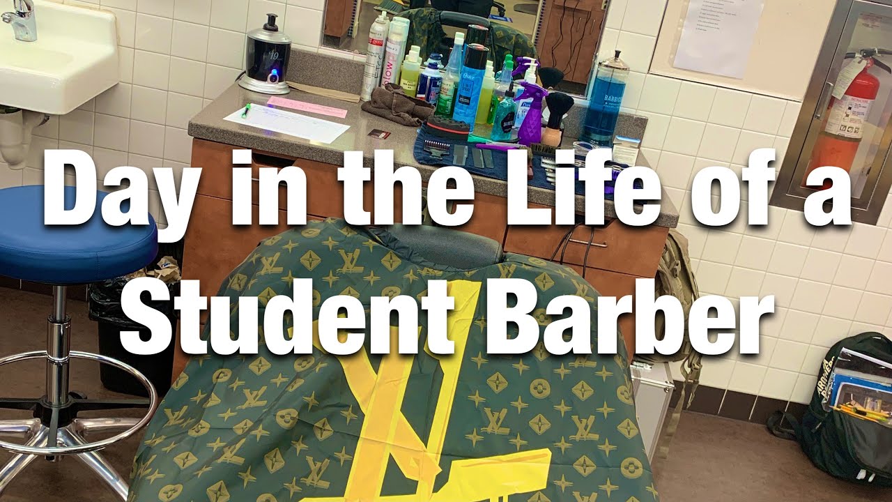 DAY IN THE LIFE OF A STUDENT BARBER 💈 week 1 YouTube