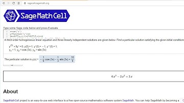 Use SageMath to Solve for General and Specific Higher-Order Differential Equations