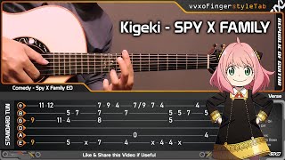 SPY x FAMILY ED - Comedy/Kigeki「喜劇」星野源 - Fingerstyle Cover + TAB Tutorial