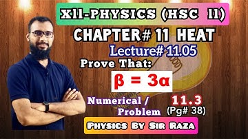 Xii-Physics; Chapter#11: Heat | Lecture#11.5 | HSC II
