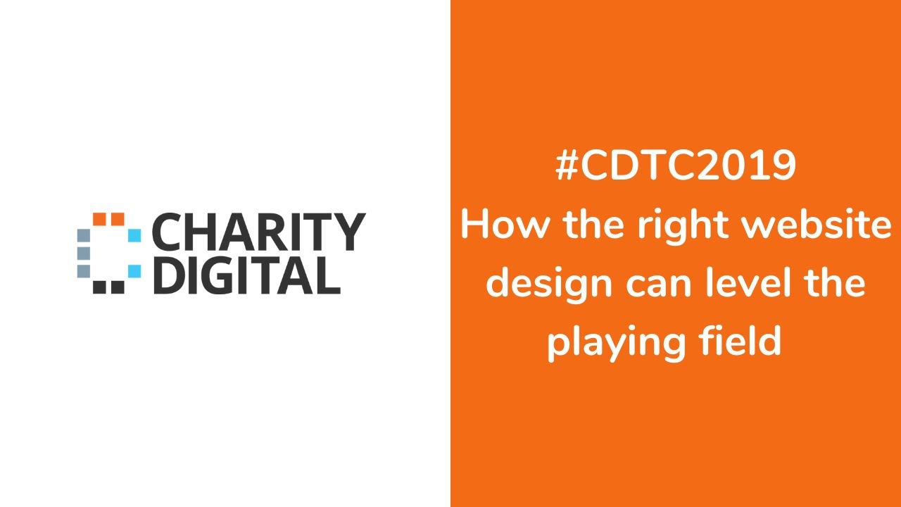 CDTC 2019 | How the right website design can level the playing field.