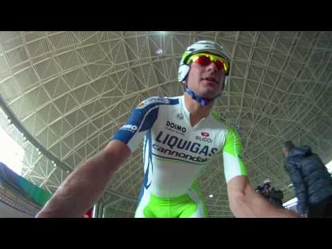 Ivan Basso test the Rudy Project Wingspan Time Trial Helmet for TT races