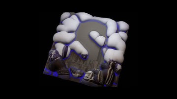 Inflate any mesh into letter #3dsinghvfx #blender #motiongraphics