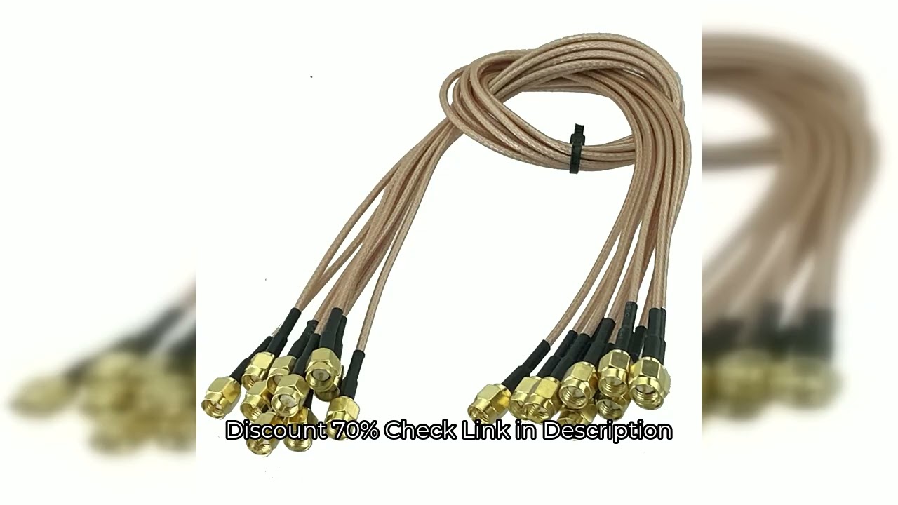 RG316 SMA Male Plug to SMA Male Plug RF Coaxial Connector Pigtail Jumper Cable 5CM~5M Wire Terminals