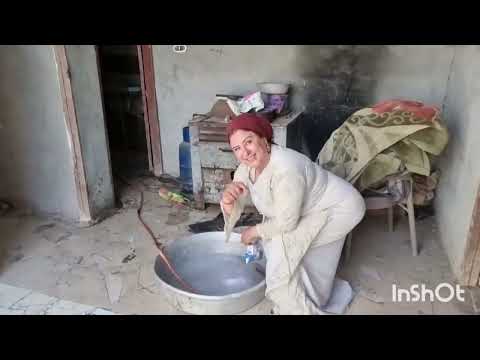 روتين غسيل البطاطين الروتين البلدى احلى روتين يومى وتفريش البطنية تكملة الفديو بعد الاشتراك