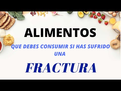 Vídeo: Nutrición Adecuada Para Una Fractura